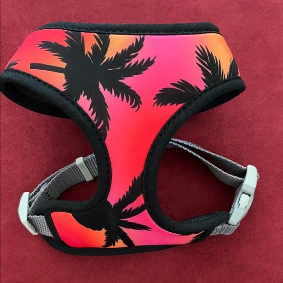 Tropical Palm Dog Harness - Picture 1 of 3